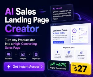 AI Sales Landing Page Creator