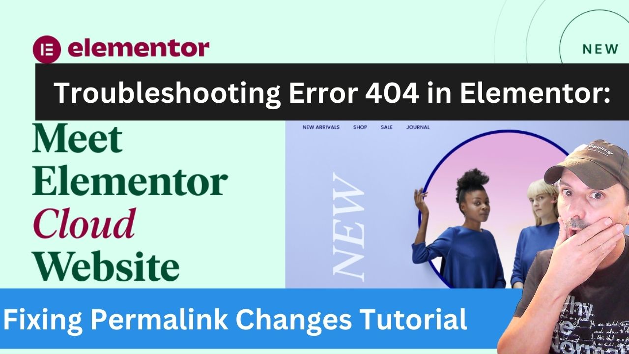 elementor 404 error