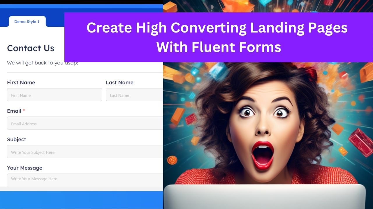 Fluent Forms Landing pages