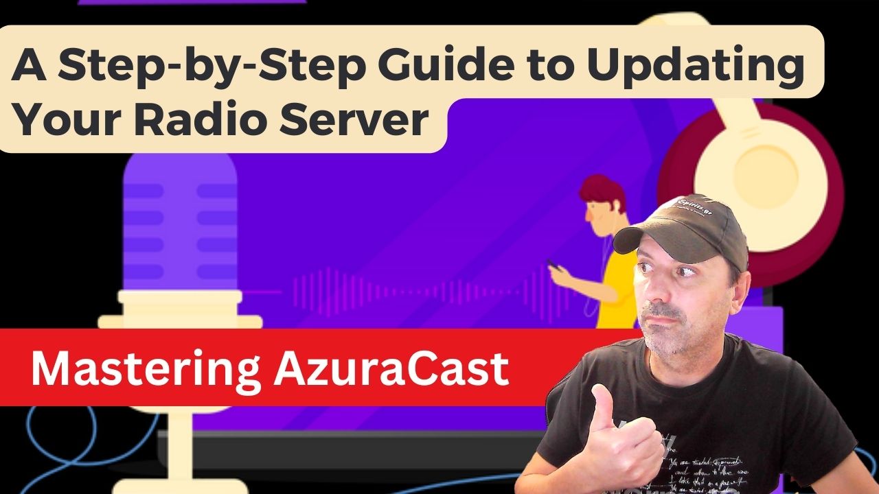 actualización de azuracast