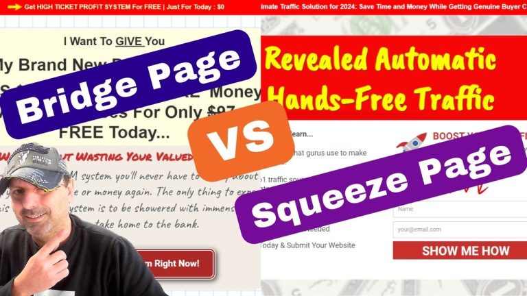 Squeezepage vs. Bridgepage