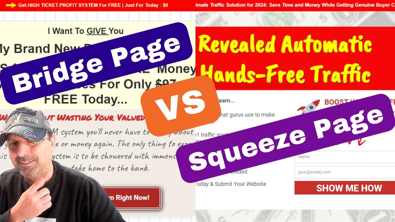 squeezepage contre bridgepage