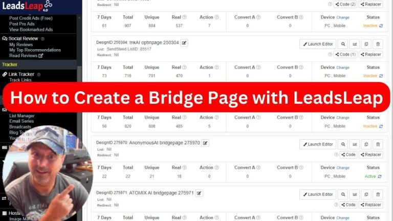 bridge page