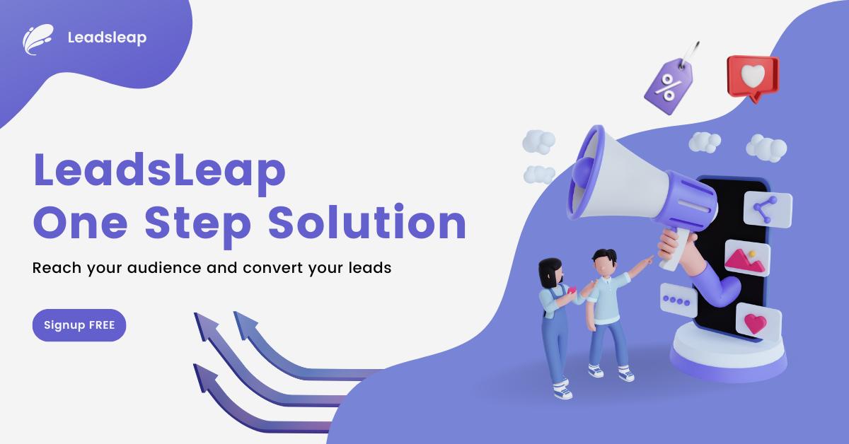 What is the LeadsLeap advertising system?