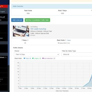 What is the LeadsLeap leaderboard and how does it function?