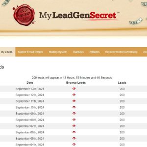 What metrics should you track when using MyLeadGen Secret?