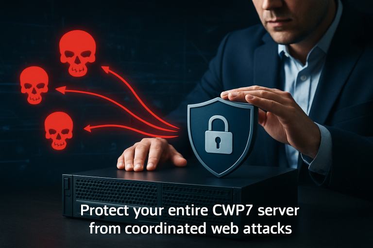 Protect your entire CWP7 server from coordinated web attacks